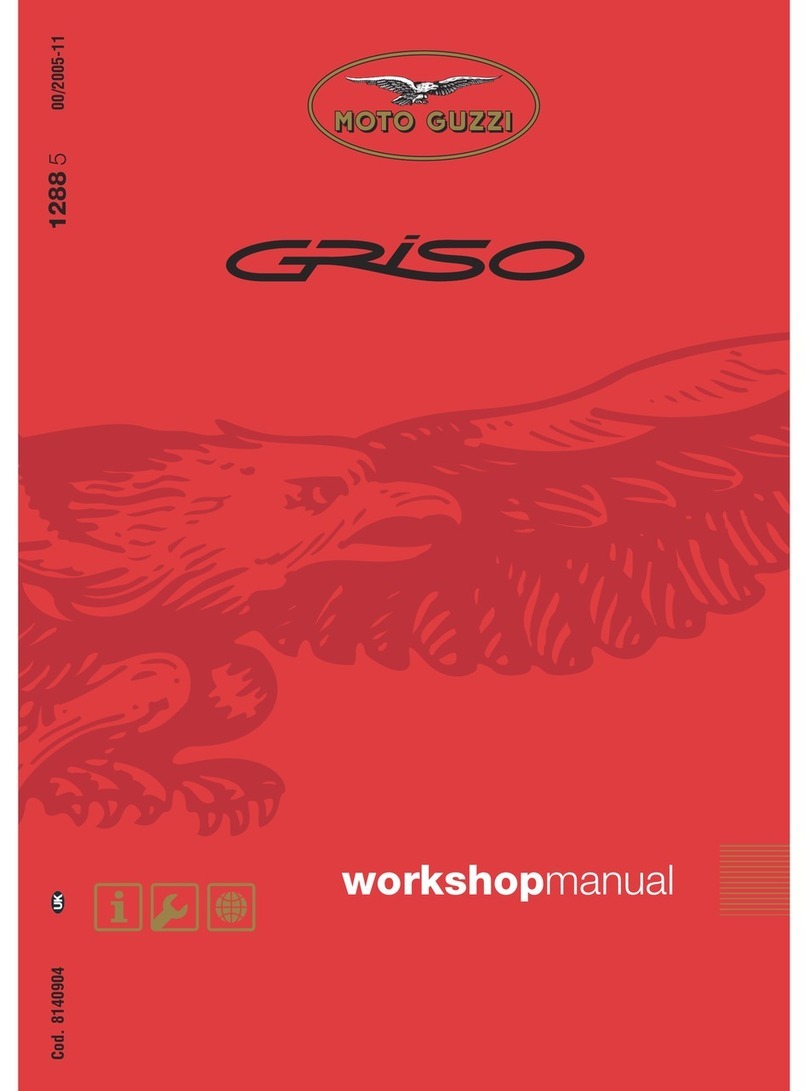 MOTO GUZZI Griso V1100 Instruction manual