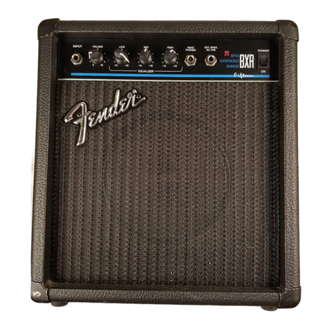 Fender BXR 15 Service manual