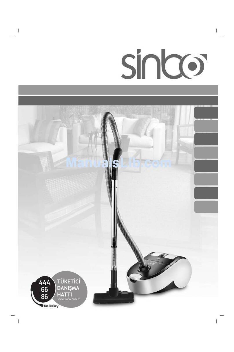 Sinbo SVC 3458 User manual Sinbo SVC 3458 User manual