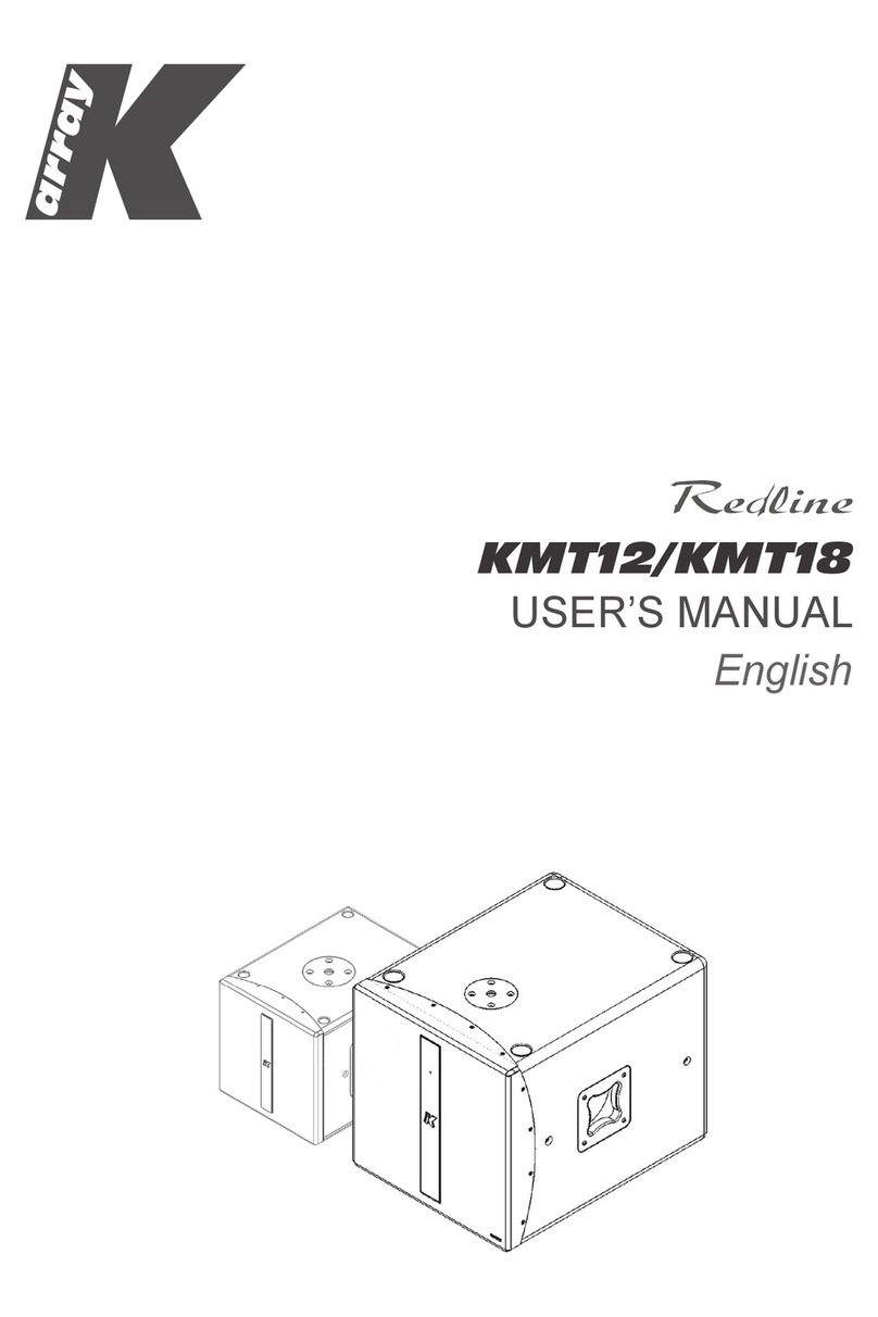K-array Redline KMT12 user manual