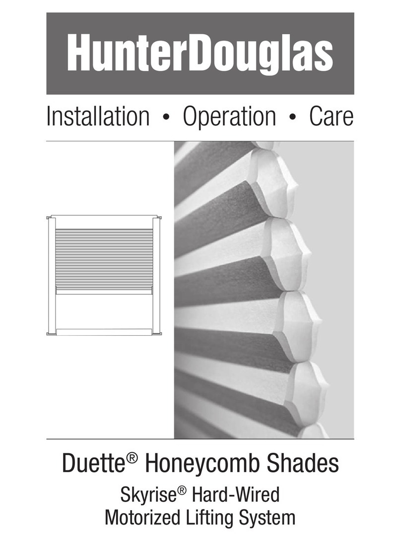 HunterDouglas Duette Parts list manual HunterDouglas Duette Parts list manual