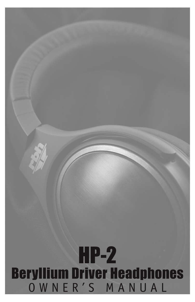 RBH Sound HP-2 owner's manual