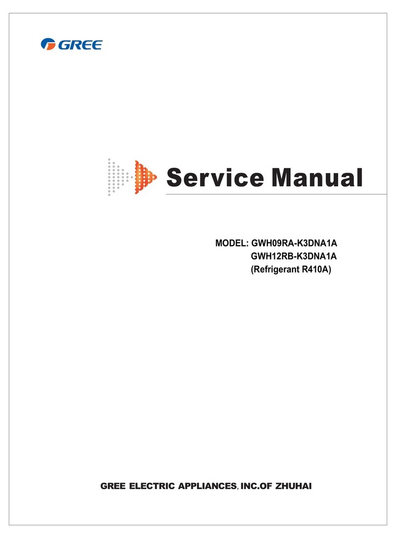 Gree GWH09RA-K3DNA1A User manual