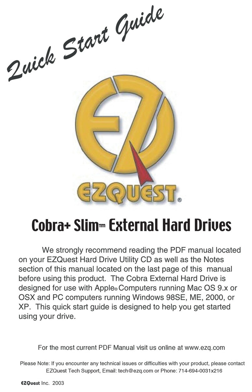 Ezquest COBRA+ SLIM FIREWIRE/USB 2 COMBO User manual
