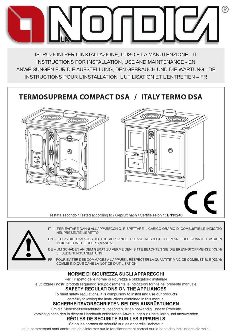LA NORDICA TERMOSUPREMA COMPACT DSA Instructions for installation, use and maintenance