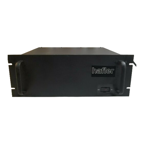 Hafler P505 Installation and operation