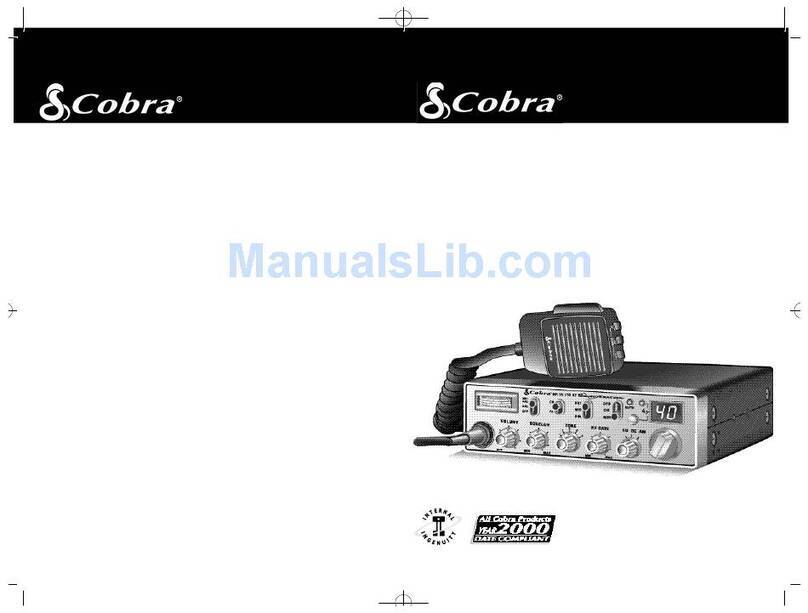Cobra GR-25LTD ST operating instructions