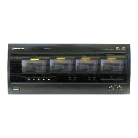 Pioneer PD-F1004 User manual