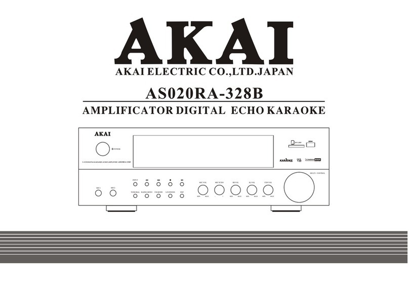 Akai AS020RA-328B instruction manual Akai AS020RA-328B instruction manual