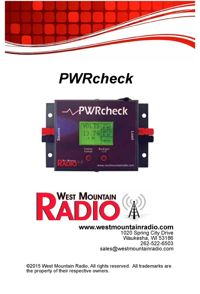 West Mountain Radio PWRcheck operating manual