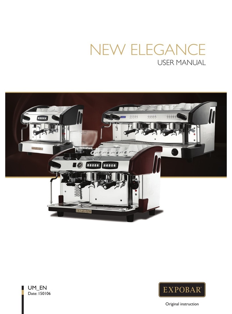 Expobar New Elegance 1GR User manual
