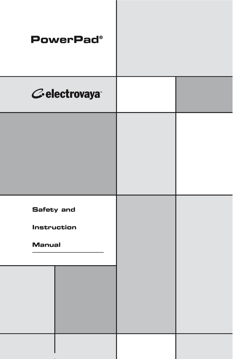 Electrovaya PowerPad 160 Safety and instruction manual