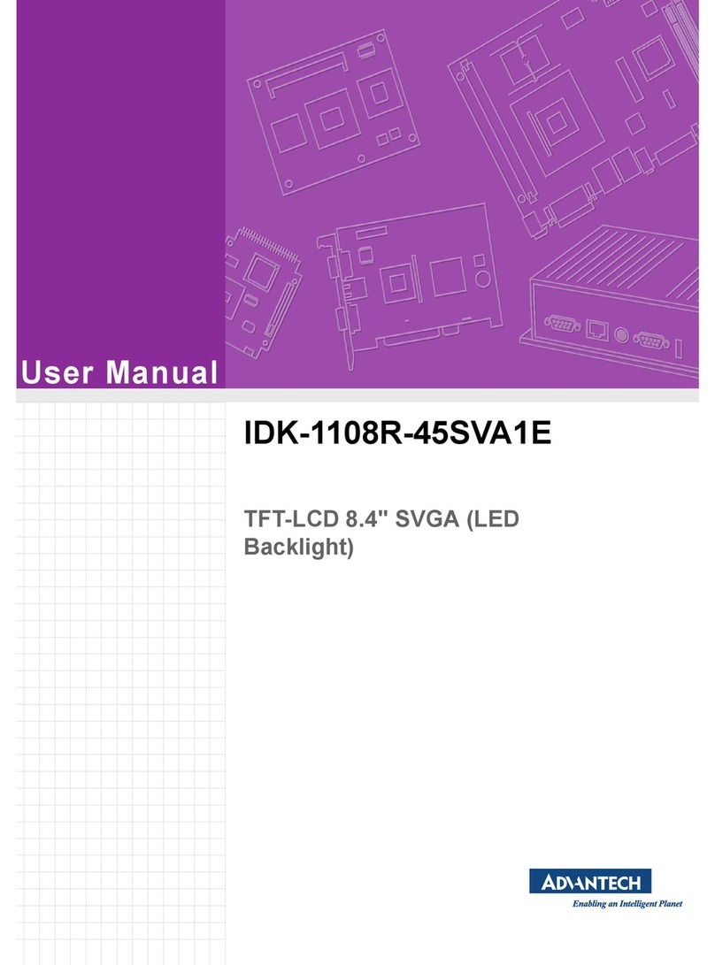 Advantech IDK-1108R-45SVA1E User manual