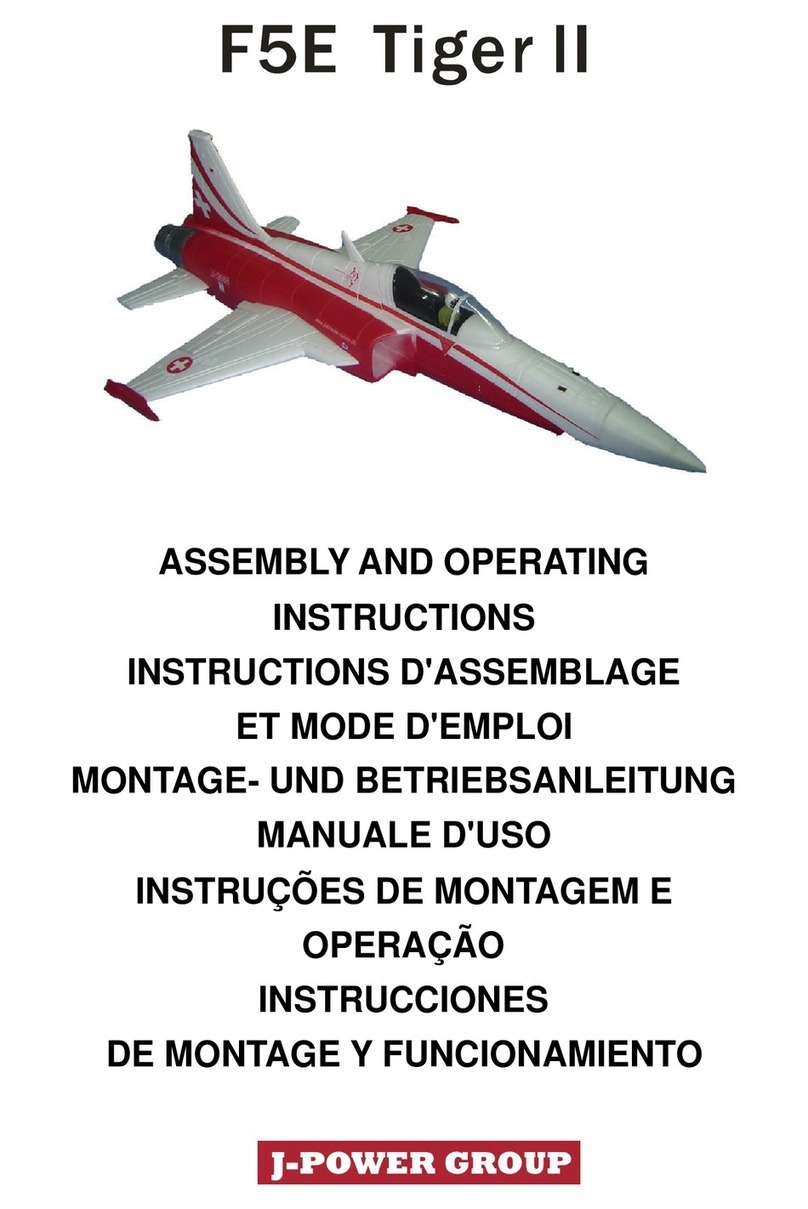 J-Power F5E Tiger 2 Assembly and operating instructions