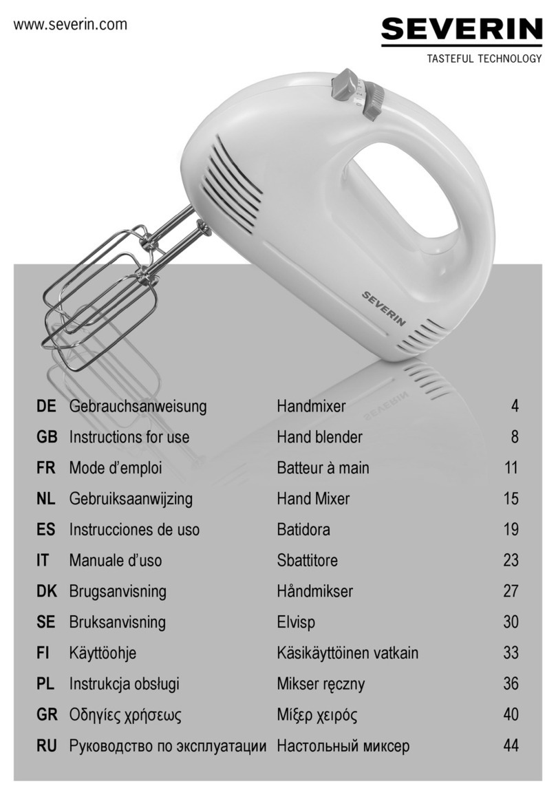 SEVERIN HM 3827 Instructions for use
