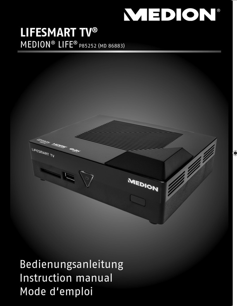 Medion LIFESMART TV 86883 instruction manual