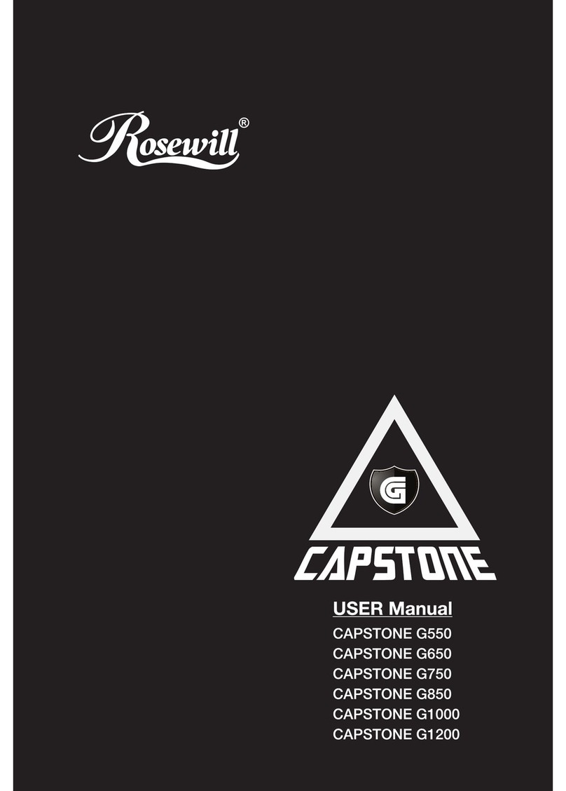 Rosewill CAPSTONE G550 User manual Rosewill CAPSTONE G550 User manual
