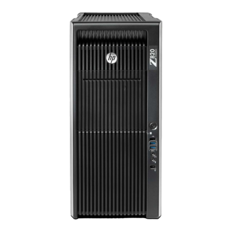 HP Z820 Series User manual