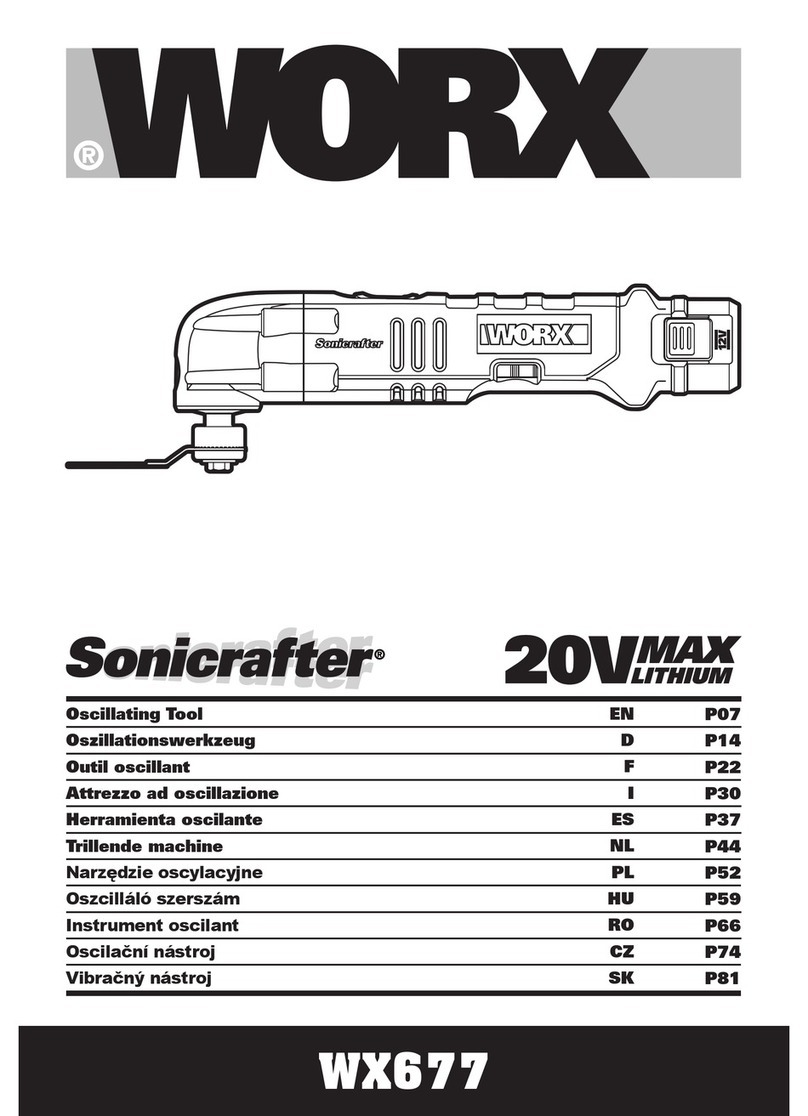 Worx Sonicrafter WX677 User manual