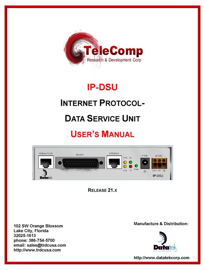 Datatek IP-DSU user manual