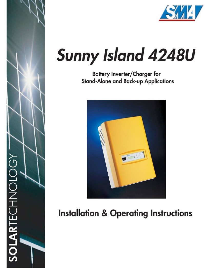 SMA Sunny Island 4248U Installation & operating instructions