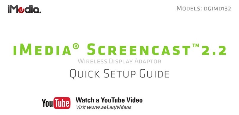 iMedia Screencast 2.2 DCMD132 Quick setup guide