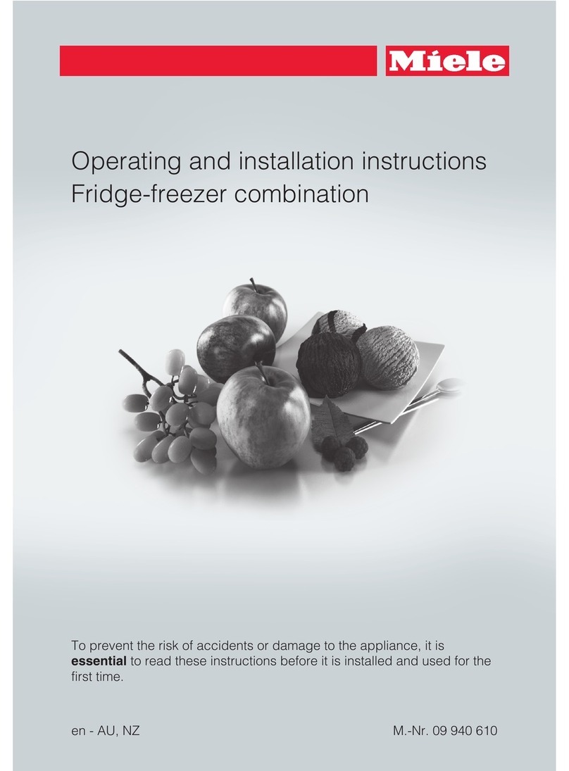 Miele KFNS37452iDE Operating and installation instructions
