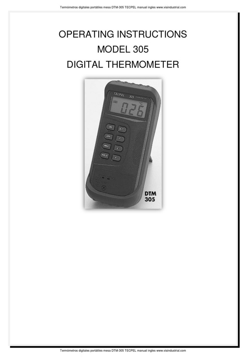 TECPEL 305 operating instructions