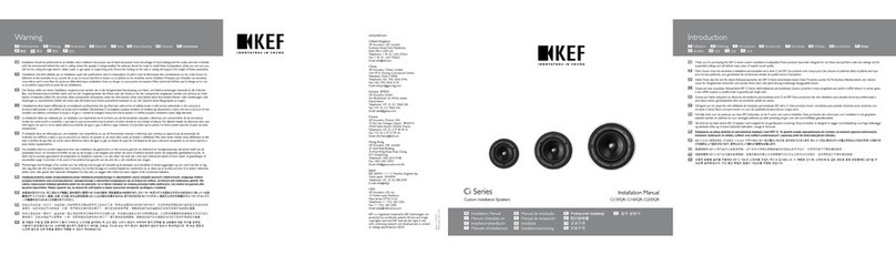 KEF Ci 130QR User manual