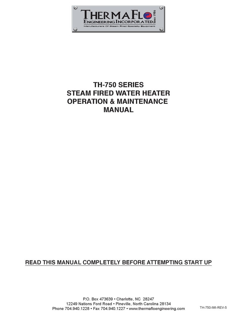 Thermaflow TH-750 Series Operation manual