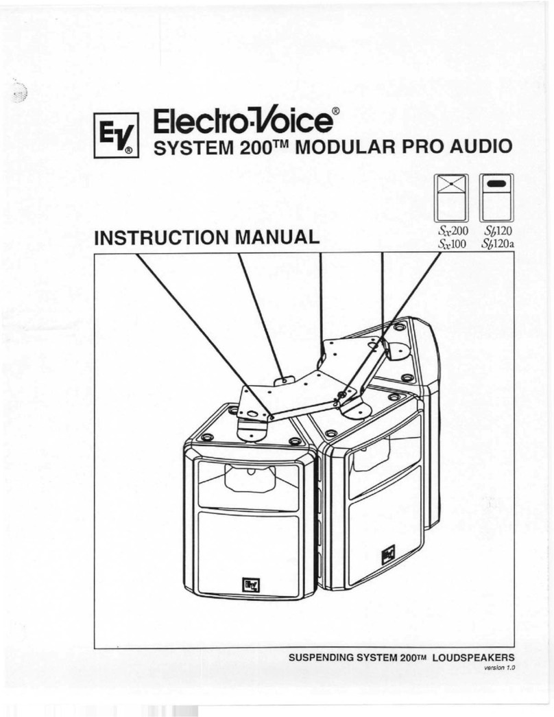 Electro-Voice System 200 User manual
