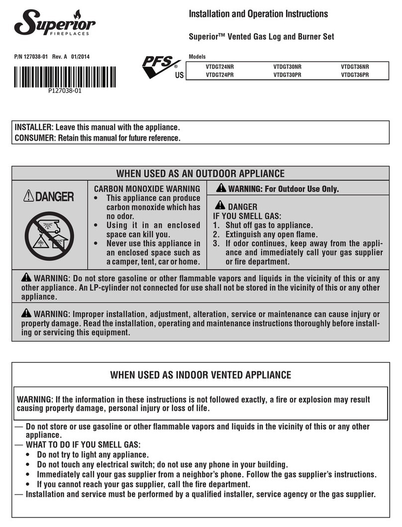 Superior VTDGT24NR User manual Superior VTDGT24NR User manual
