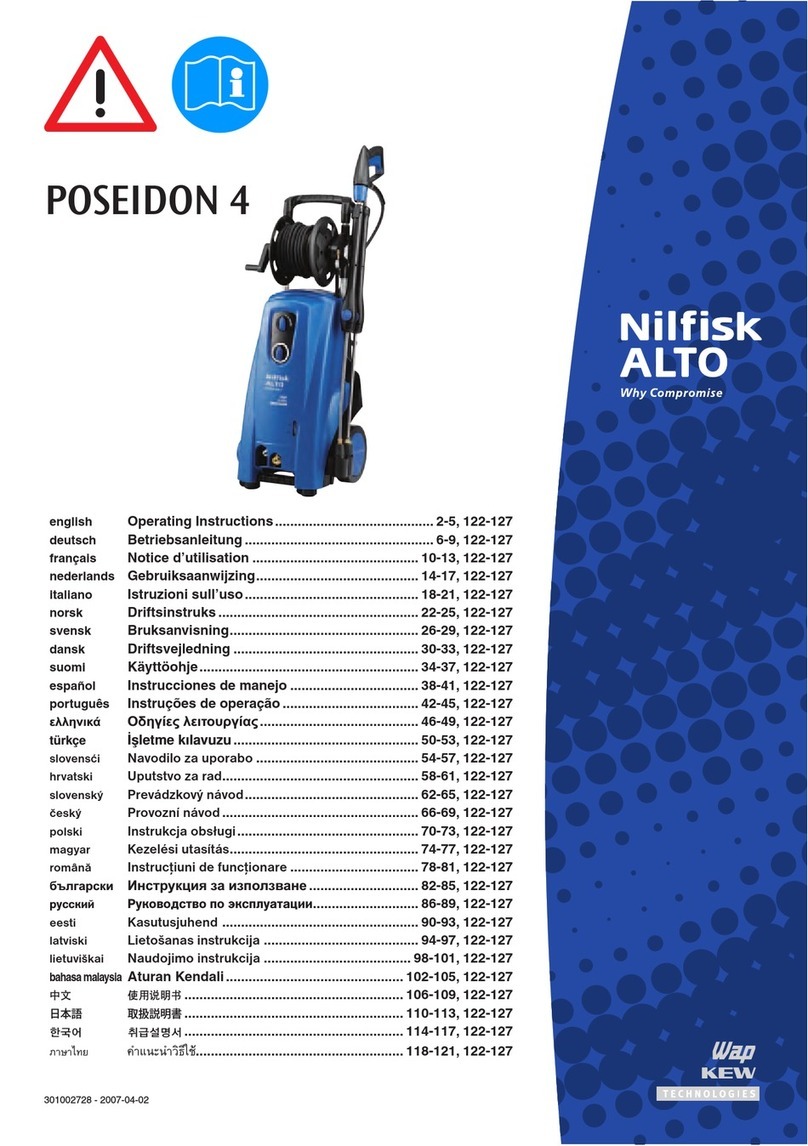 Nilfisk-ALTO Poseidon 4-28 operating instructions