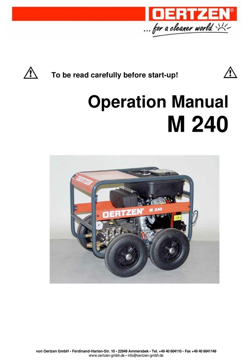 Oertzen M 240 Operation manual