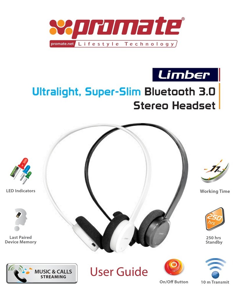 Promate Limber user guide