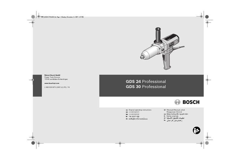 Bosch GDS 24 Professional User manual