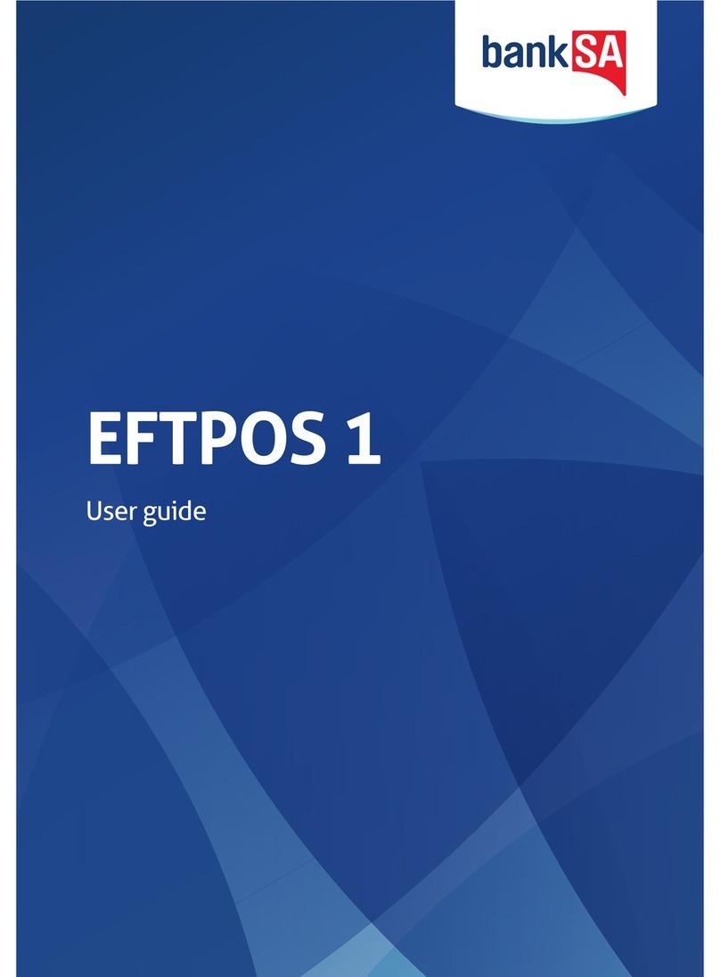 bankSA EFTPOS 1 user guide