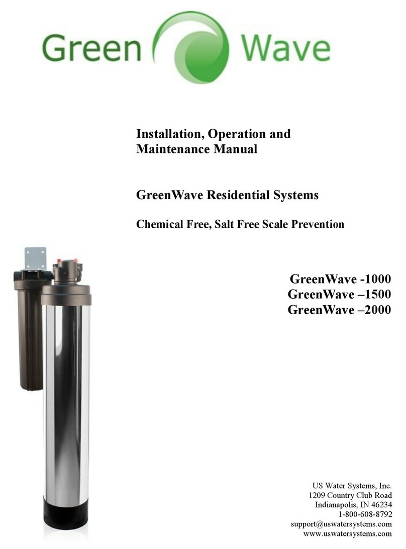 US Water Systems GreenWave 1000 User manual