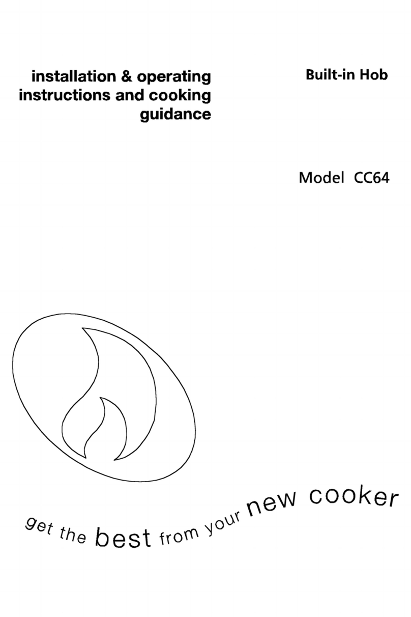 Euromaid CC64 Installation & operating instructions and cooking guidance