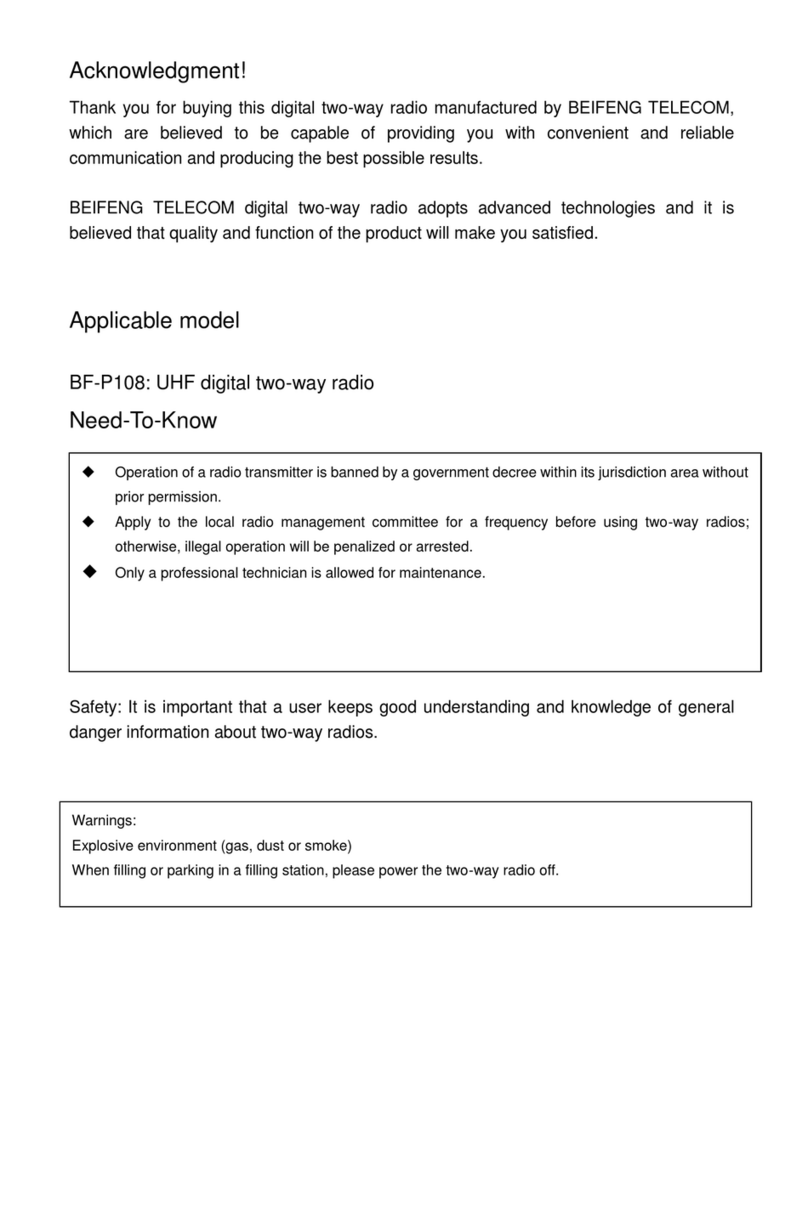 BFDX BF-P108 user manual