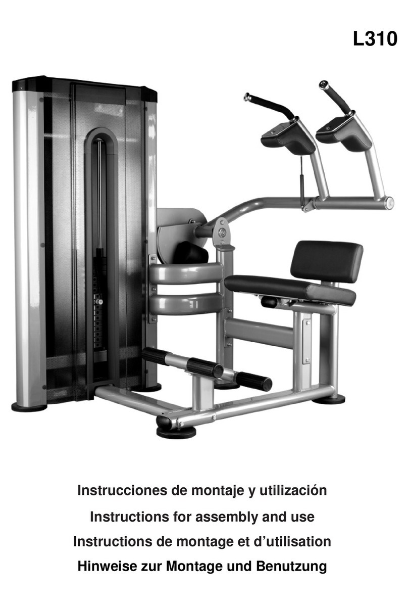 BH FITNESS L310 Instructions for assembly and use BH FITNESS L310 Instructions for assembly and use