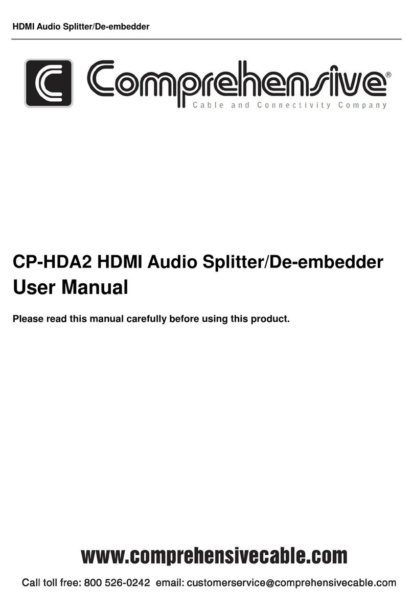 Comprehensive CP-HDA2 User manual Comprehensive CP-HDA2 User manual