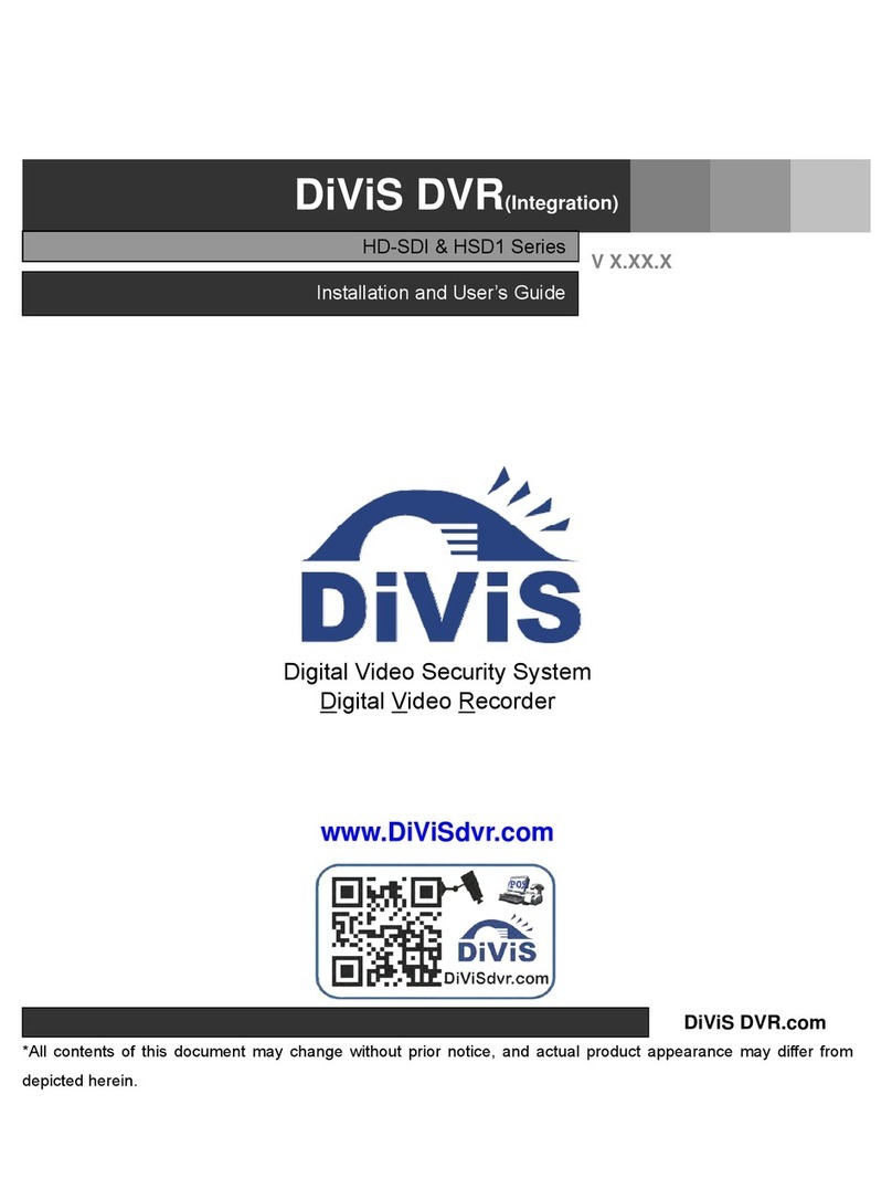 Divis HD-SDI Series Installation and user guide