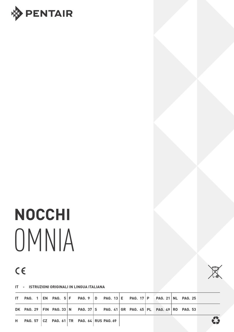 Pentair Nocchi Omnia 80/5 User manual
