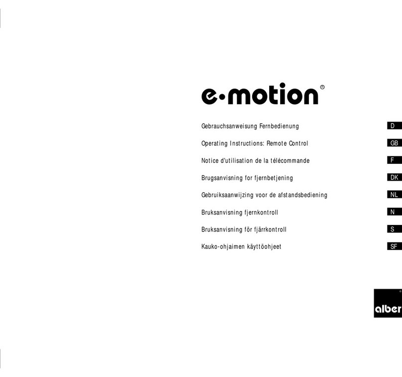 Alber e-motion User manual