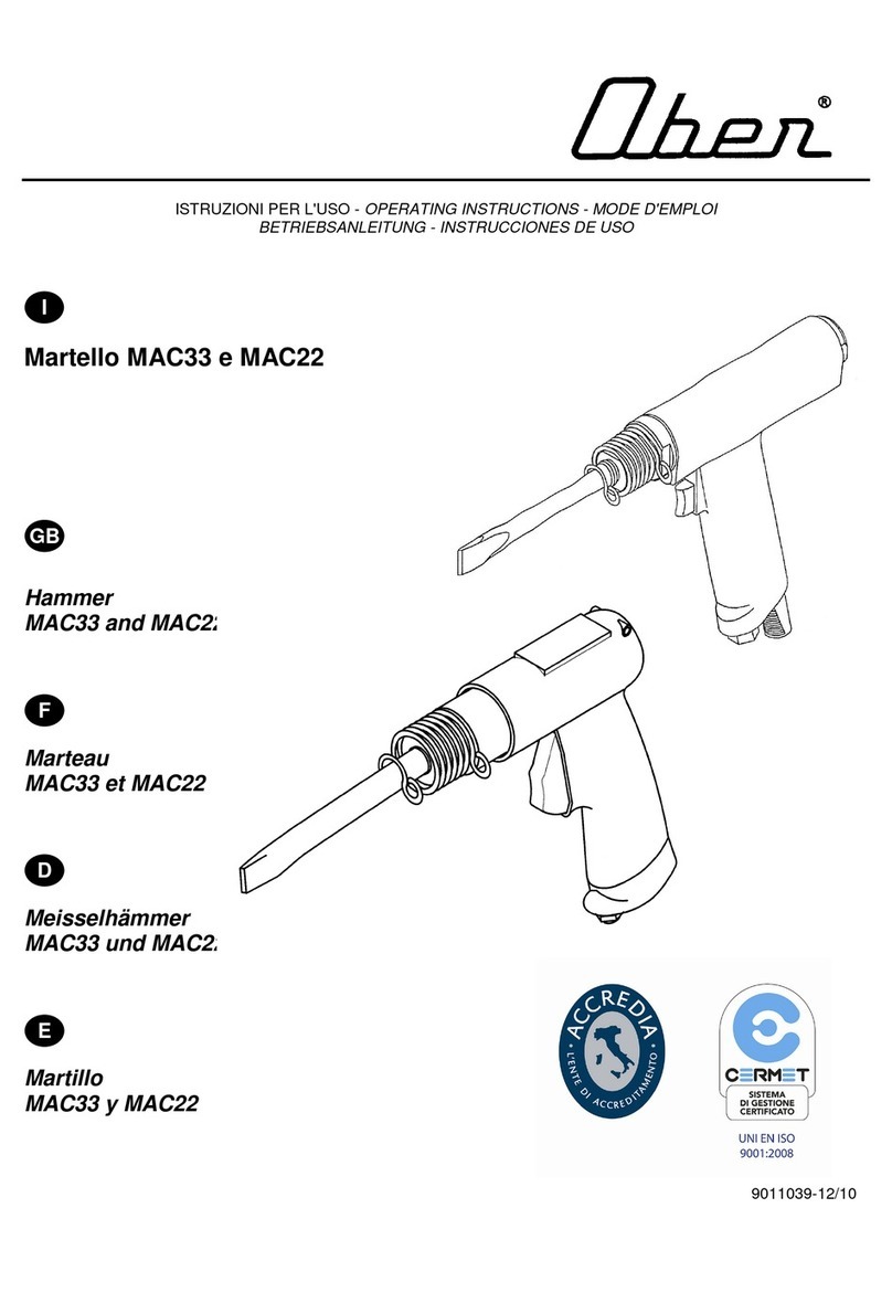 Ober MAC33 operating instructions