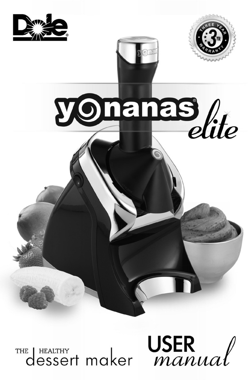 DOLE yonanas elite user manual