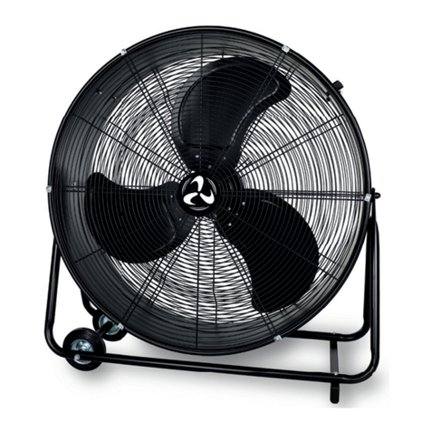 Casa Fan HIGHSTREAM DF800 Eco Mounting and operating manual