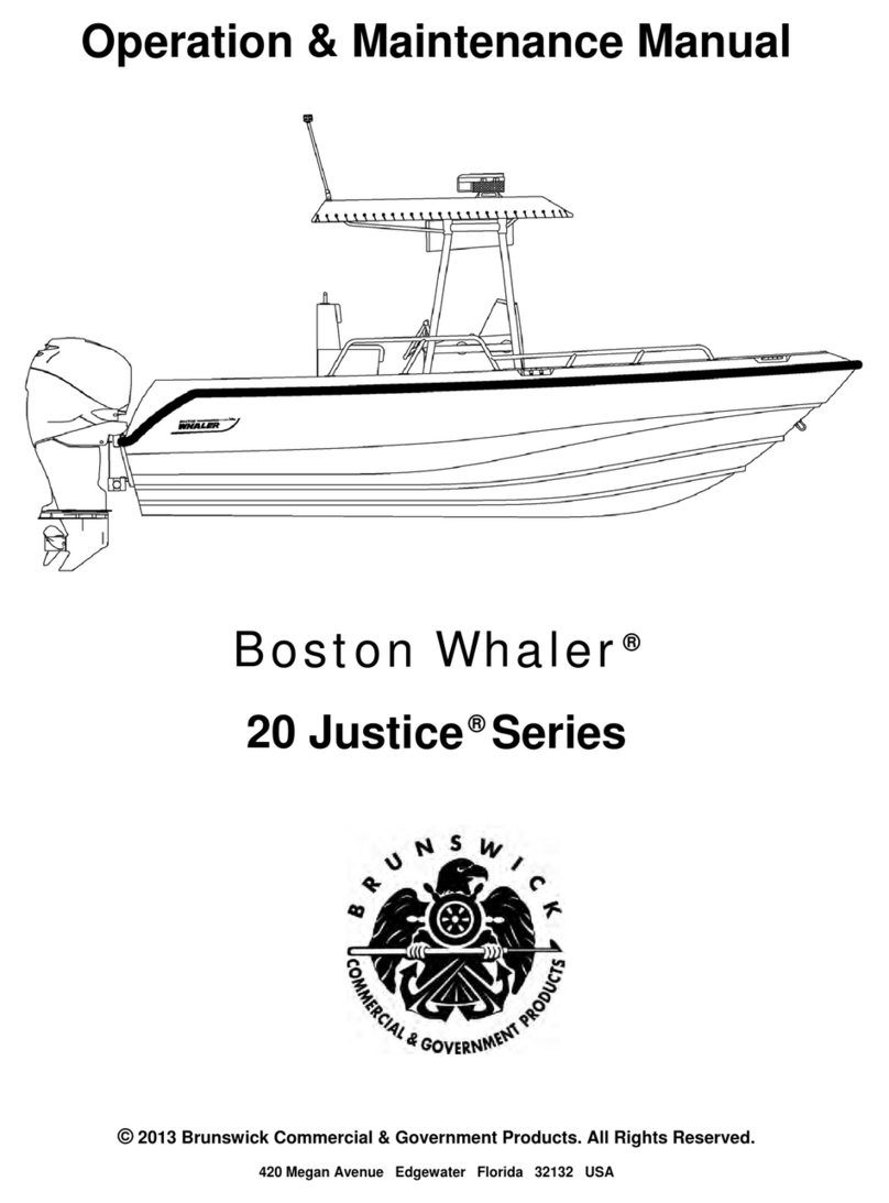 Boston Whaler 20 Justice Series Operation & maintenance manual Boston Whaler 20 Justice Series Operation & maintenance manual