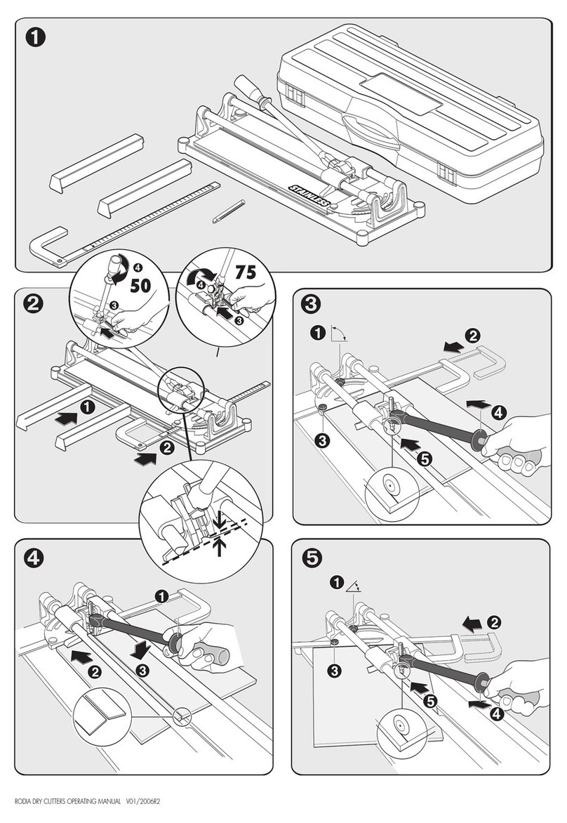Rodia 50 operating manual